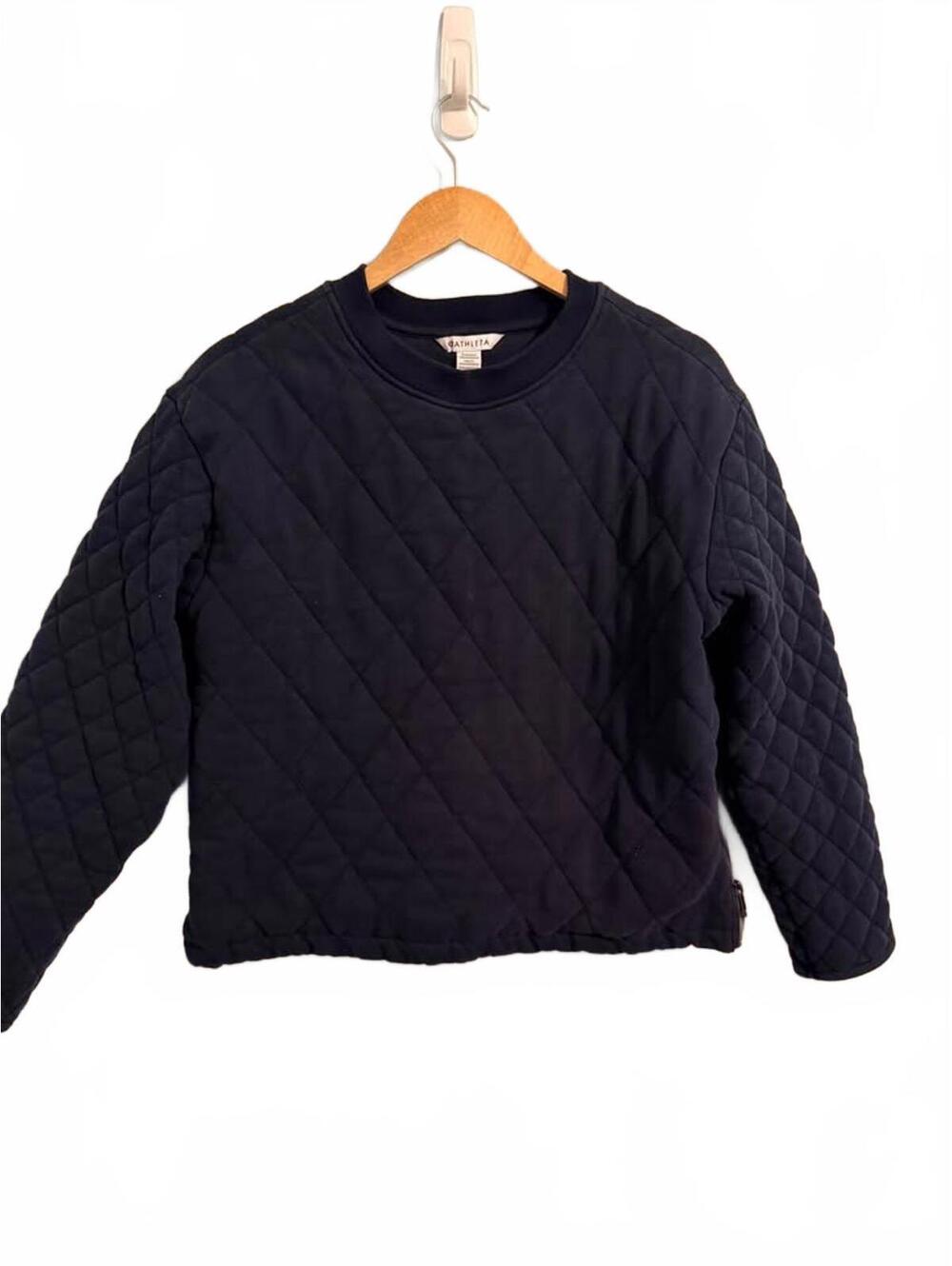Women’s Quilted Athleta Sweatshirt Sz Small